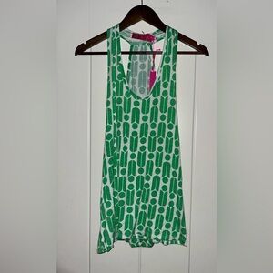 Macbeth Margaret Joseph‎ Women Geometric Breathable Summer Tank Top Racerback M